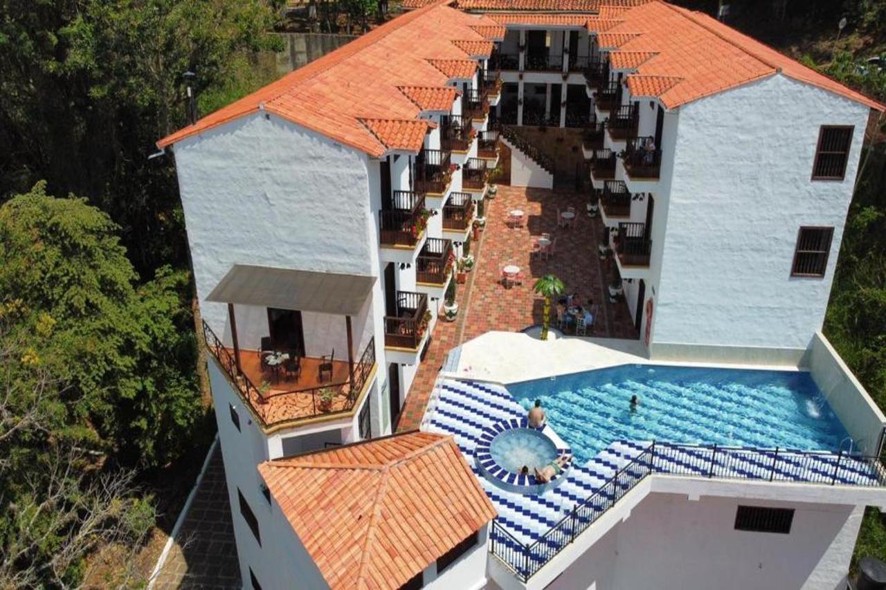 Hotel Alejandria Barichara Buitenkant foto